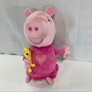 Peppa Pig Hug & Oink Plush. Oinks and Talks